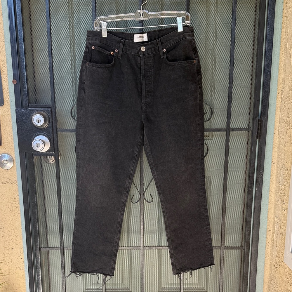 NWOT Agolde Distressed Black Jeans